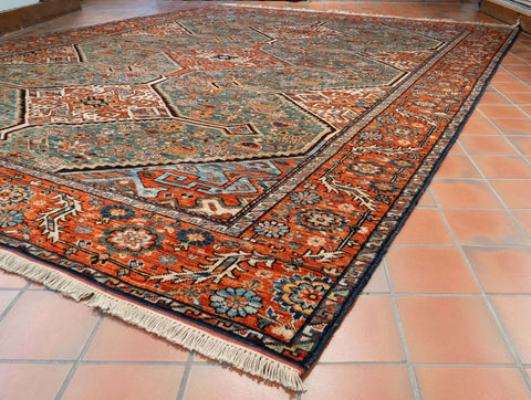 Handmade Afghan Shirvan carpet - 310394