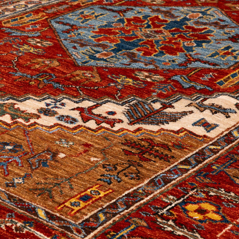 Handmade Afghan Shirvan rug - 310396
