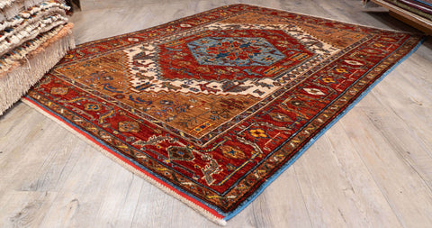 Handmade Afghan Shirvan rug - 310396