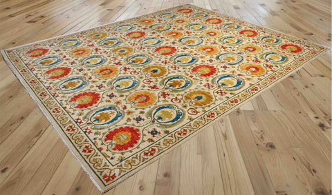 Handmade Arts and Craft Afghan carpet - 310436