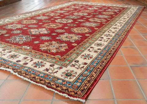 Handmade fine Afghan Kazak carpet - 310467
