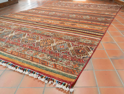 Handmade Afghan Kharjeen carpet - 310475