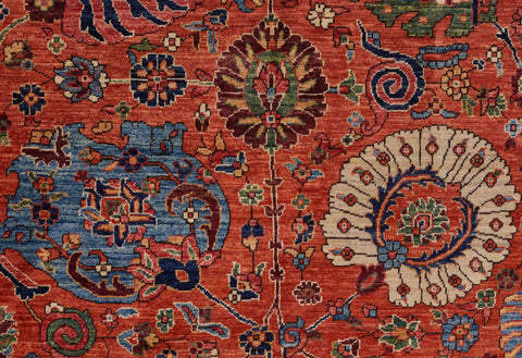 Handmade Afghan Choeb Rang rug - 310542