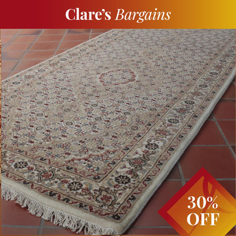 Fine handmade Indian Tabriz runner - CB285122