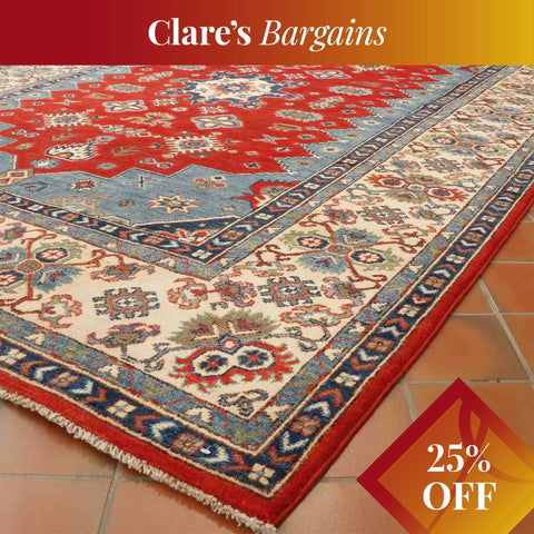 Handmade Comm Afghan Kazak rug - CB306968