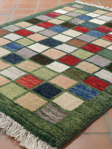 Handmade Persian Gabbeh rug - TR309010