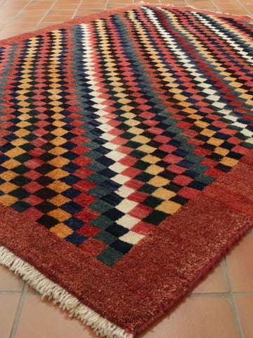 Handmade Persian Gabbeh rug - TR309014