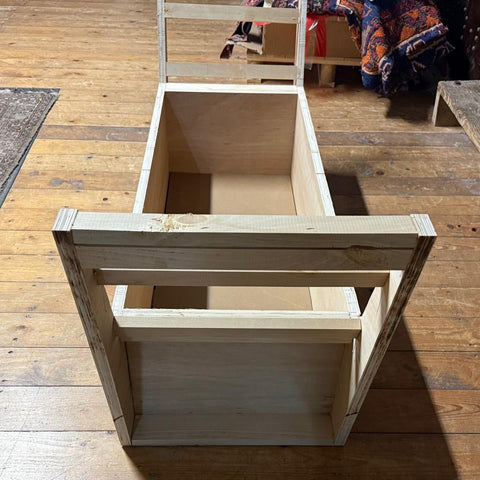 Handmade Turkish kilim Bespoke Balmoral storage seat - 309500LF