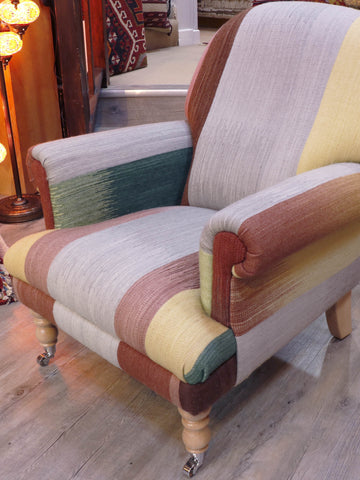 Handmade Indian kilim chair - 308044