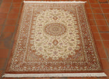 Extra fine handmade Persian Qum silk - 118869