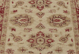 A hardwearing delicate design and soft colouring has been used in this Afghan Ziegler runner.