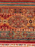 An exquisite Afghan Samarkand - finely hand-knotted using the naturally dyed wool of native Afghan sheep.