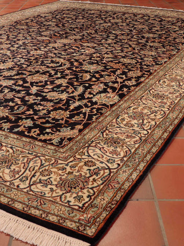 Fine handmade Kashmir Silk carpet - 285211