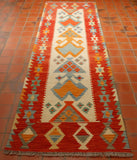 Handmade Afghan Kilim runner - 295658
