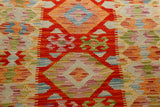 Handmade Afghan Kilim runner - 295661