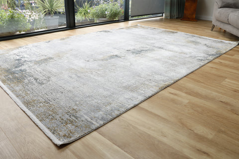 Woolknot Gooch luxury rug Illusion Frost Grey
