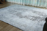 Woolknot Gooch luxury  rug Overdye Frost Grey