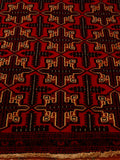 Handmade Afghan Belouch rug - 295860