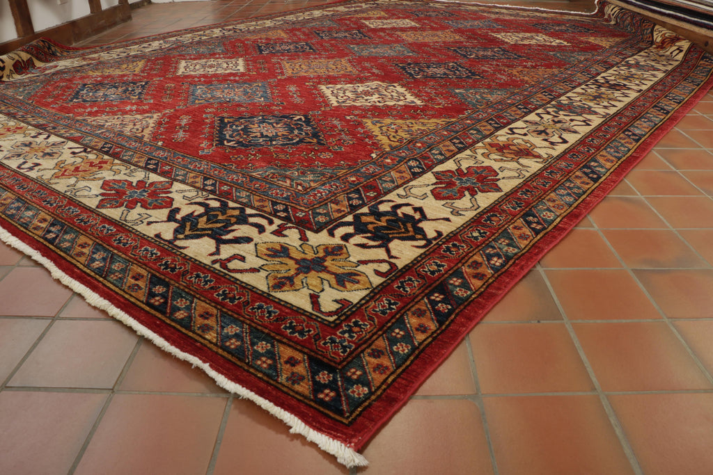Handmade Afghan Kazak carpet - 295879
