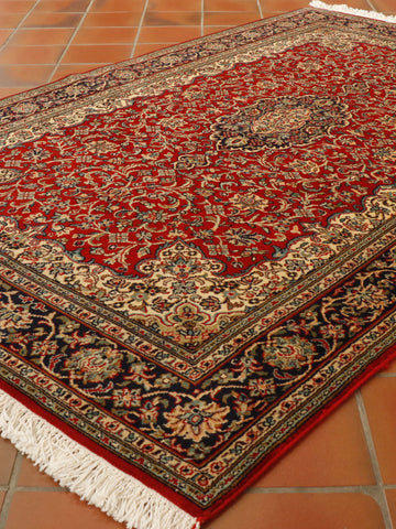 Fine handmade Kashmir silk rug - 306278