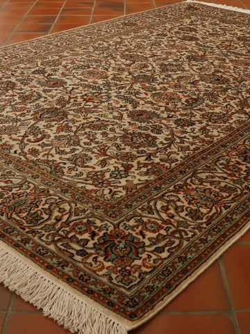 Fine handmade Kashmir silk rug - 306279