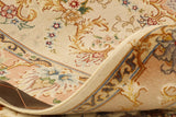 Fine handmade Persian part silk Tabriz rug - 306300