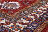 Fine handmade Afghan Kazak carpet - 306621