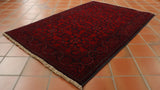Fine handmade Afghan Belgique rug - 306658