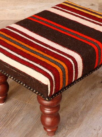 Small Turkish kilim stool - 306816