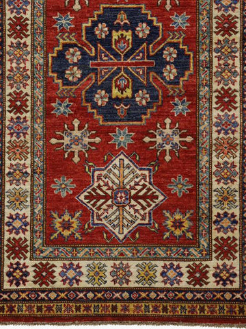 Handmade Afghan Kazak rug - ENR307029