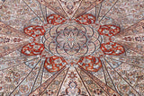 Fine handmade Kashmir silk carpet - 307298