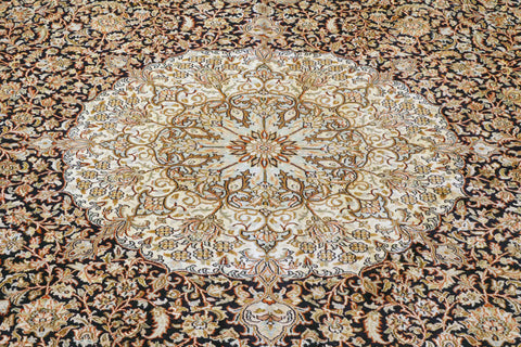 Handmade Kashmir silk carpet - 307299