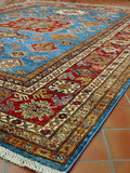 Fine handmade Afghan Kazak carpet - 307435