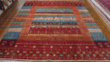 Handmade Afghan modern Loribaft carpet - 307511