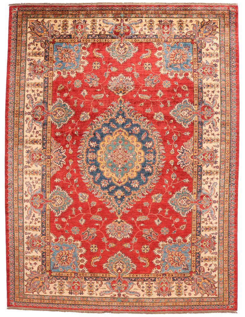 Fine handmade Afghan Kazak rug - ENR307648