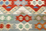 Handmade Afghan Kilim Tulsa rug - 307700A