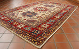 Handmade Afghan Kazak rug - 307780