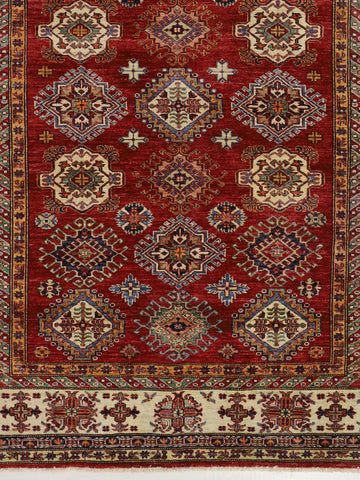Handmade fine Afghan Kazak carpet - ENR307800