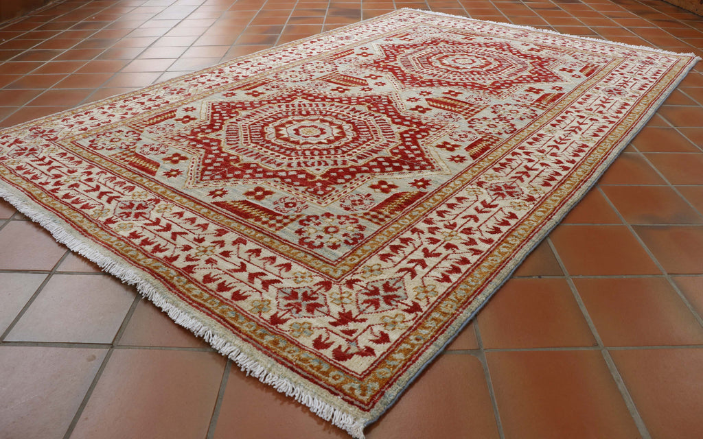 Handmade Afghan Mamluk rug - 307888
