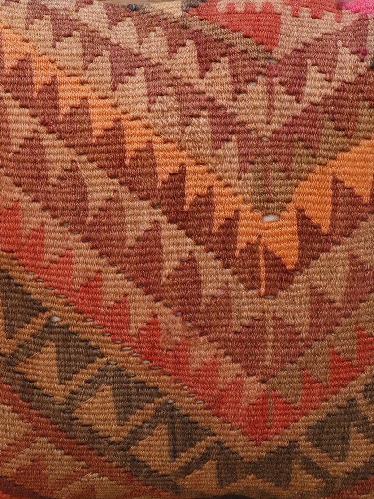 Small Handmade Turkish kilim cushion - 308032