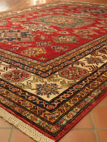Handmade Afghan Kazak carpet - 308043