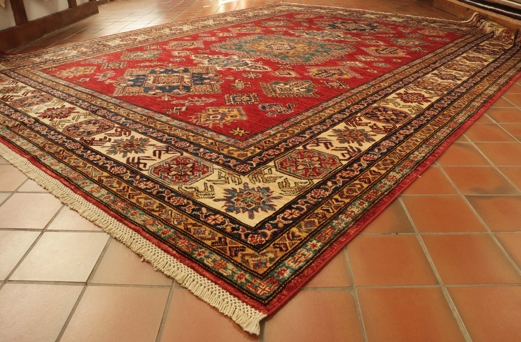 Handmade Afghan Kazak carpet - 308043