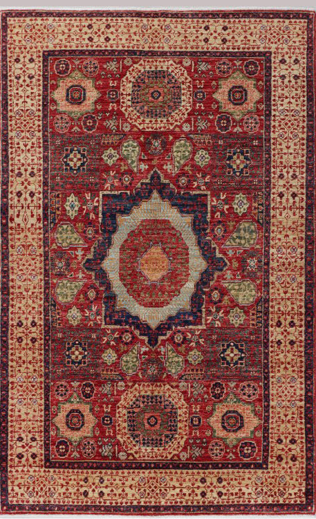 Handmade Afghan Mamluk rug - ENR308066