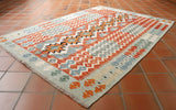 Handmade Afghan Kilim - 308128