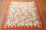 Handmade Afghan Kilim - 308134
