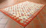 Handmade Afghan Kilim - 308134