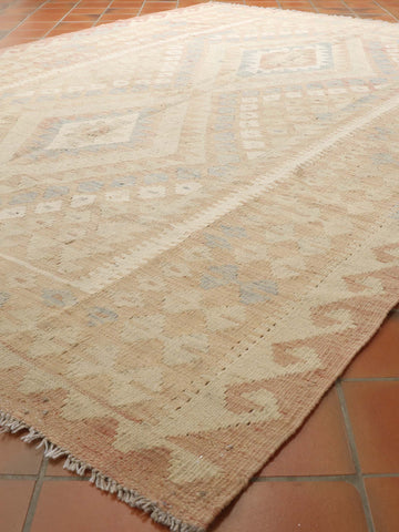 Handmade washed Afghan Kilim - 308157