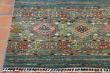 Handmade fine Afghan Samarkand rug - 308216