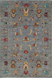 Handmade fine Afghan modern Ziegler rug - ENR308240