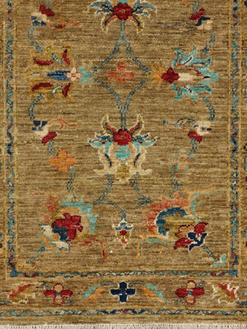 Handmade modern Afghan Ziegler rug - ENR308250